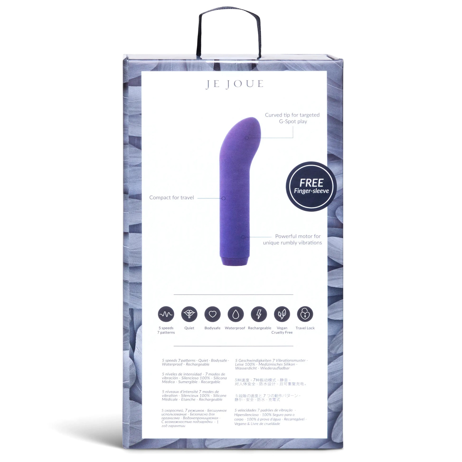 Je Joue G-Spot Clitoral Vibrator Purple Je Joue