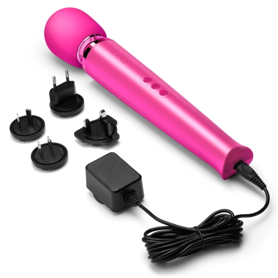 Rechargeable Vibrating Massager - Magenta LE Wand