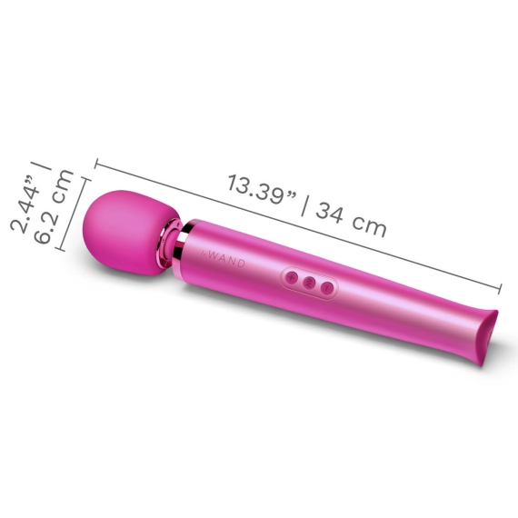 Rechargeable Vibrating Massager - Magenta LE Wand