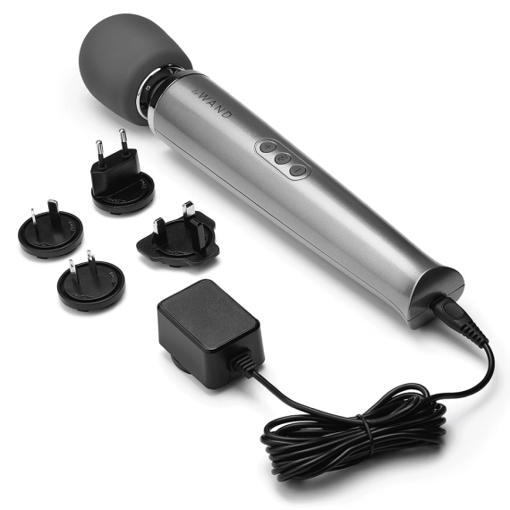 Rechargeable Vibrating Massager - Gray LE Wand