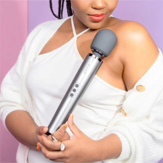 Rechargeable Vibrating Massager - Gray LE Wand